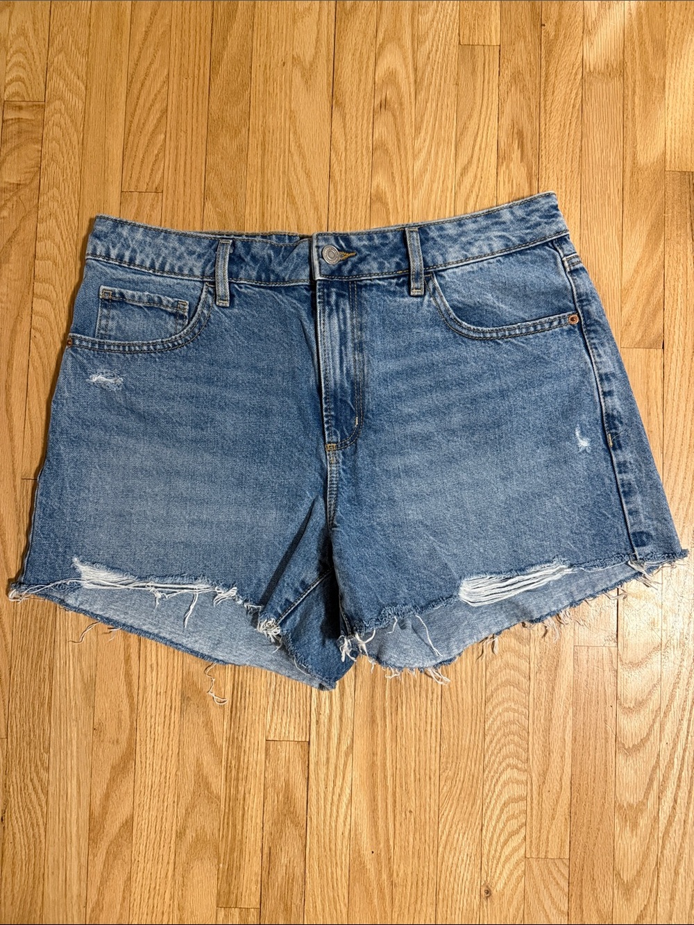 Dynamite Distressed Blue Denim Women’s Shorts